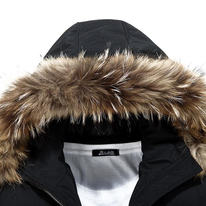 Warm Winter Parka Hooded Jackets