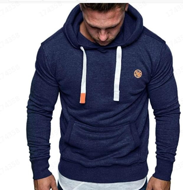 Solid color Hooded Sweater