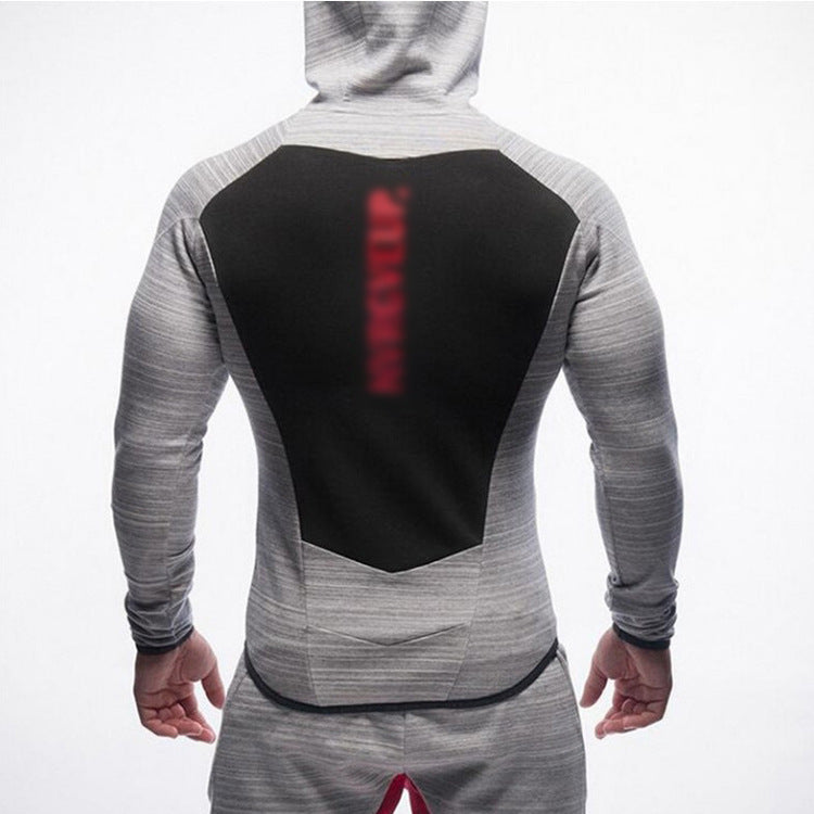 Spring and Autumn Slim Running Hoodie Sweater Jacket