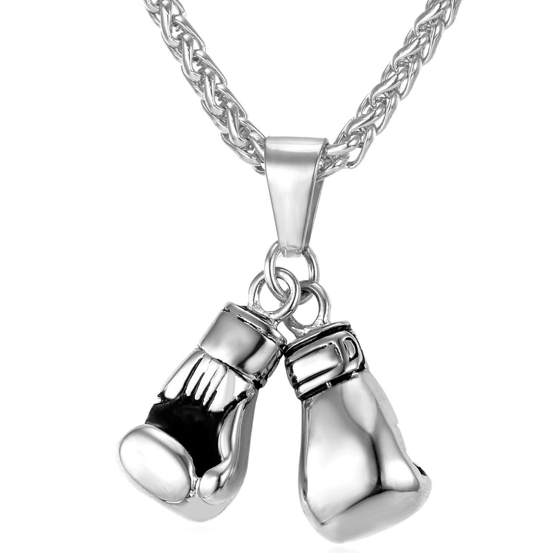 Personalized fashion boxing necklace