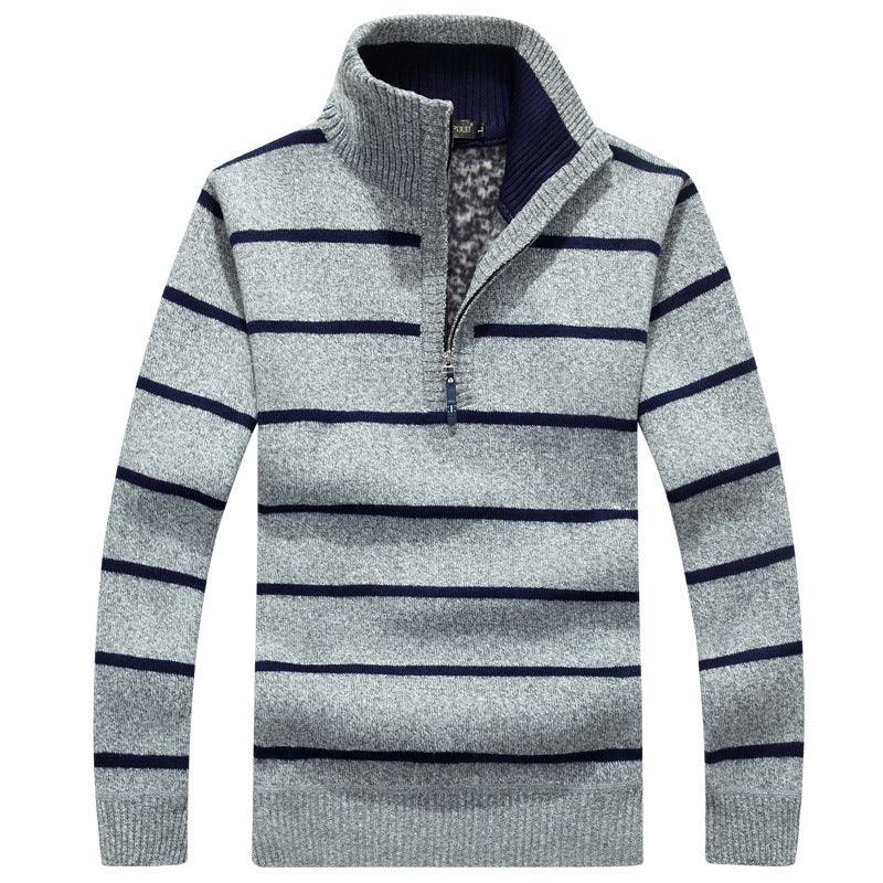 2022 New Men's Striped Sweaters Autumn - MAJESTUEUX EMERAUDE