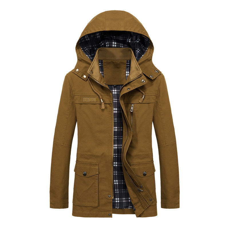 Man's windbreaker coat