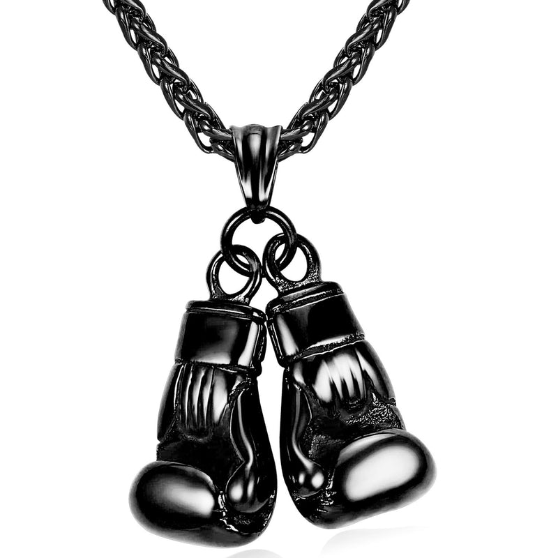 Personalized fashion boxing necklace