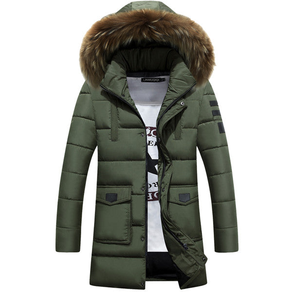 Warm Winter Parka Hooded Jackets