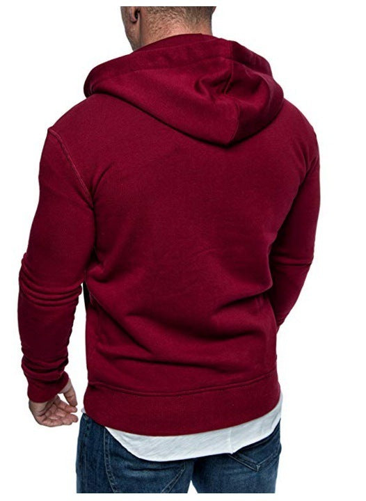 Solid color Hooded Sweater