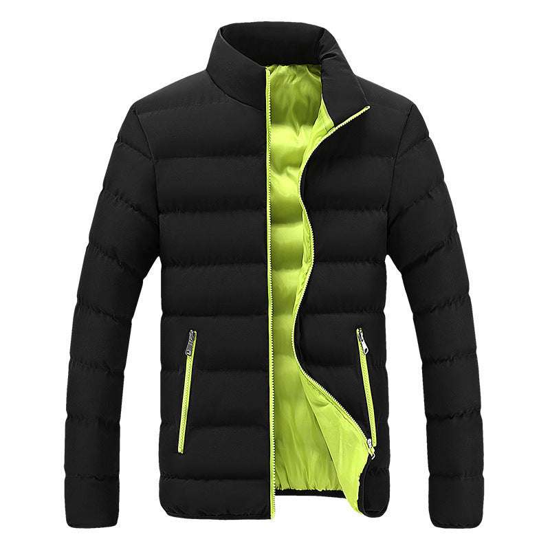 Stand-Up Collar Padded Slim Down Padded Jacket