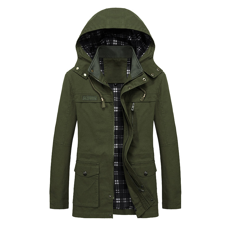 Man's windbreaker coat