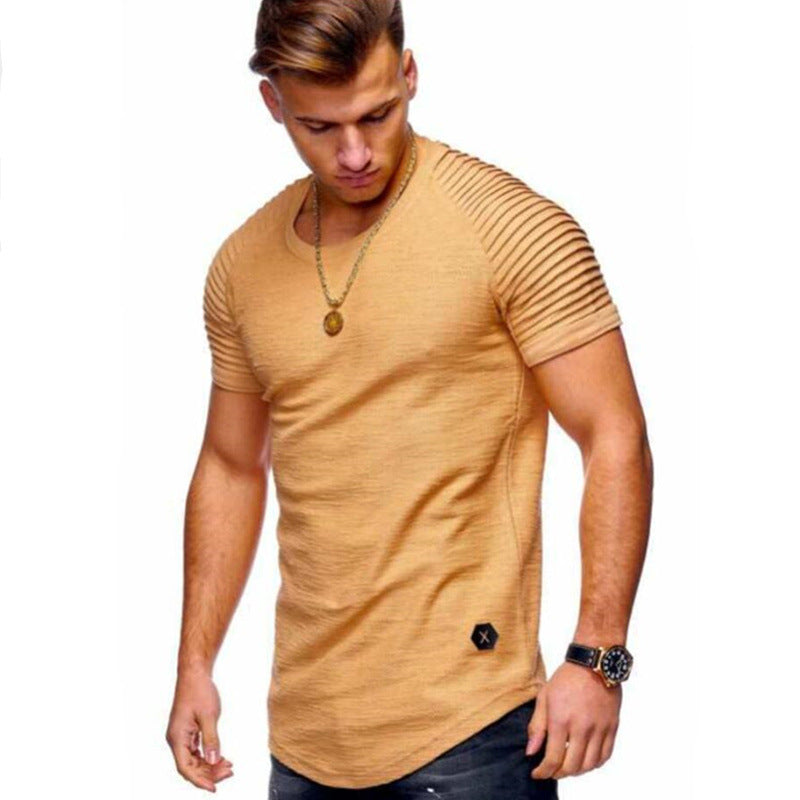 Casual Slim Men's Short Sleeve