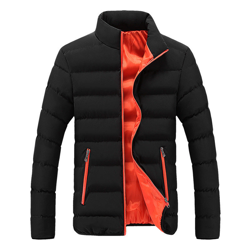 Stand-Up Collar Padded Slim Down Padded Jacket