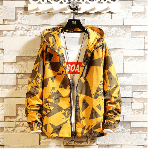 Boys Spring And Autumn Camouflage Jacket - MAJESTUEUX EMERAUDE